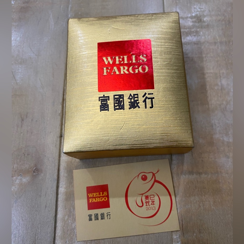 Wells Fargo Chinese New Year Collectible necklace